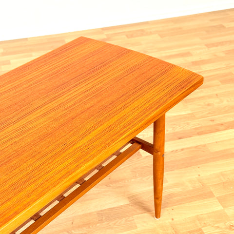 Swedish coffee table in teak & beech