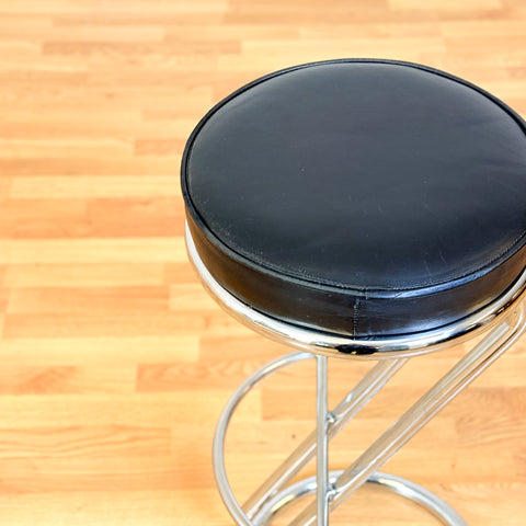 Italian pair of barstools, model "Z"