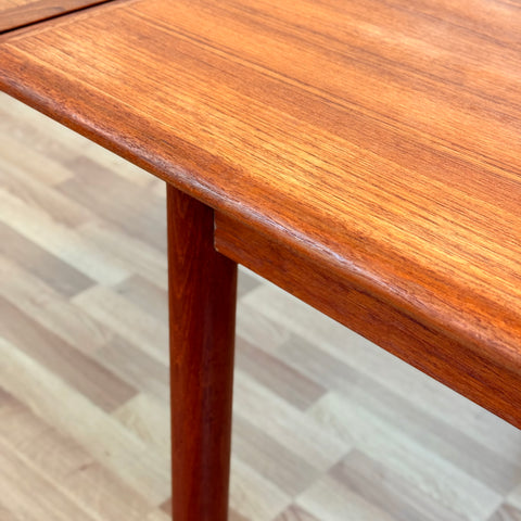 Danish rectangular dining table in teak wood