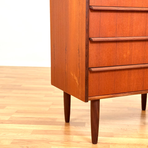 Danish chest of drawers in teak by Hanbjerg Møbelfabrik