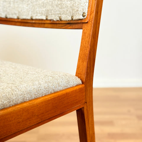 Swedish dining chairs in teak by Bertil Fridhagen for Bodafors