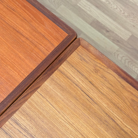 Dining table in teak & walnut, 1950s-60s, Denmark