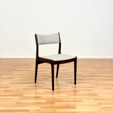 Danish set of 6 dining chairs in oak by Uldum Mobelfabrik
