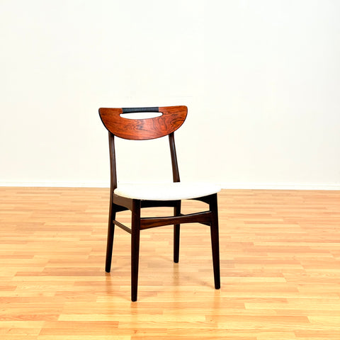 Danish dining chairs in Santos rosewood & teak