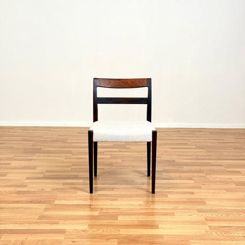 Swedish dining chairs in Santos rosewood by Troeds