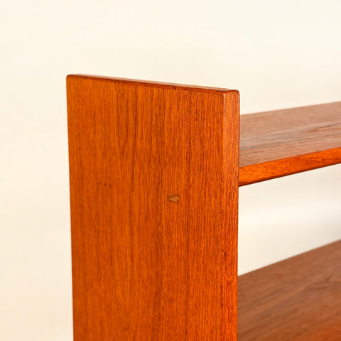 Swedish bookshelf in teak, 1950s-60s