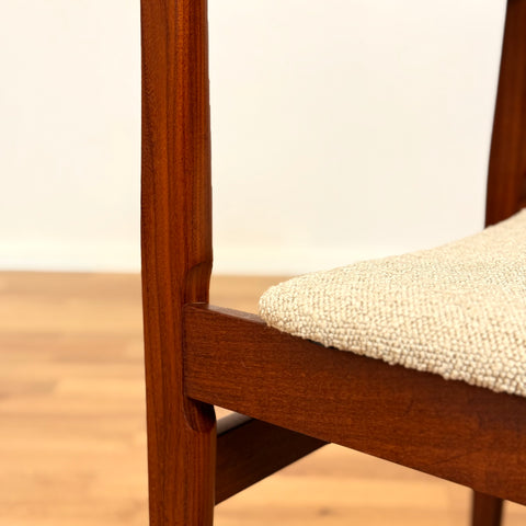 Danish dining chairs in teak by SAX