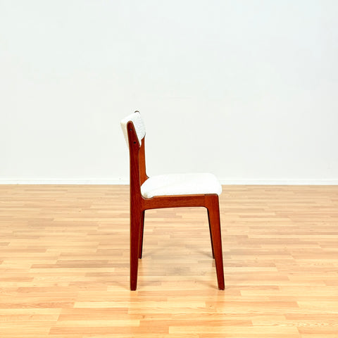 Danish set of 4 dining chairs in teak by Eric Buch
