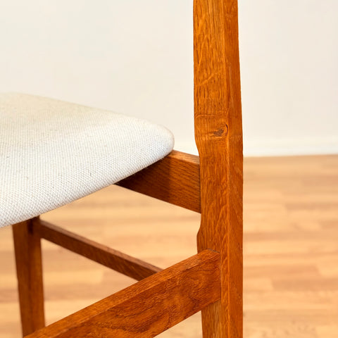 Danish dining chairs in oak