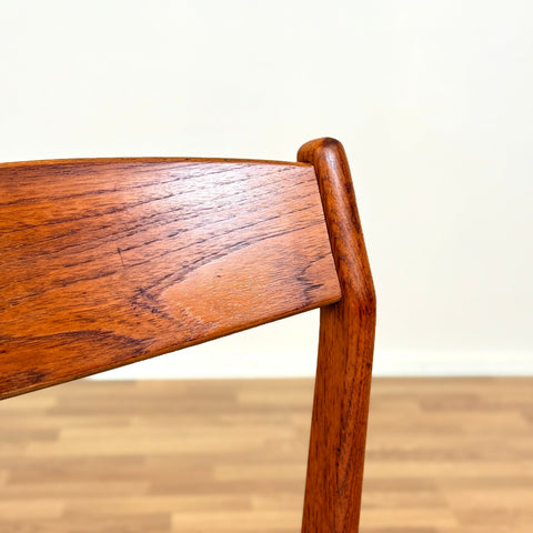 Danish set of 2 dining chairs in teak by Erik Kirkegaard