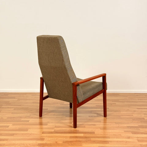 Danish armchair in solid teak