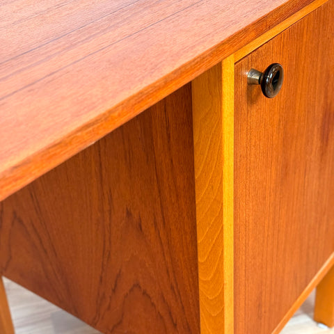 Swedish writing desk in teak, 1960s-70s