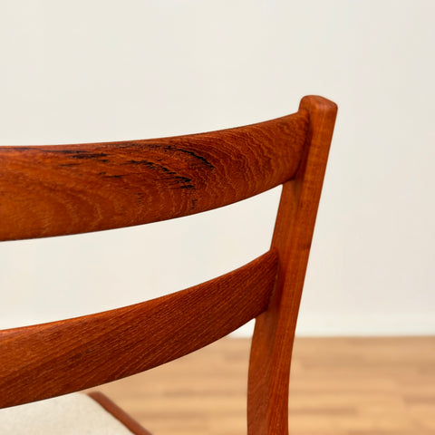 Swedish dining chairs in teak by Ulferts