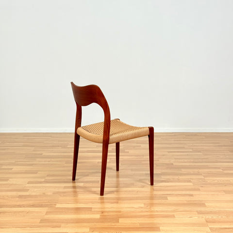 Danish set of 4 dining chairs 'model 71' by Niels O. Moller