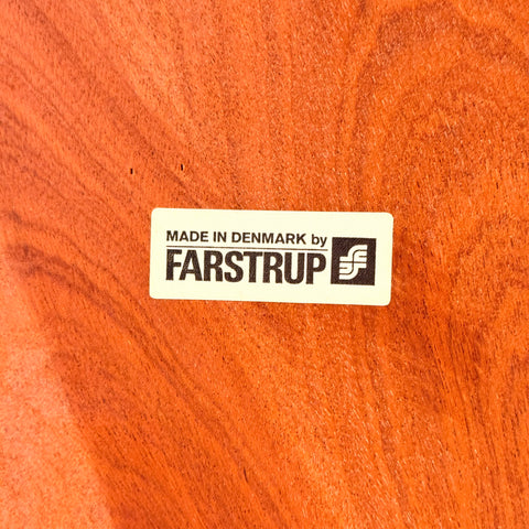 Oval dining table in mahogany by Farstrup, ca. 1980s, Denmark