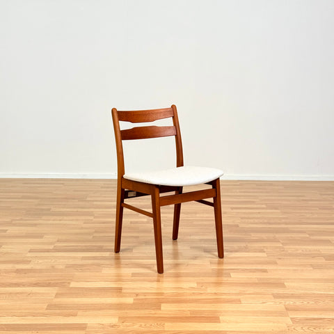 Danish set of 6 dining chairs in teak & beech by Findahl