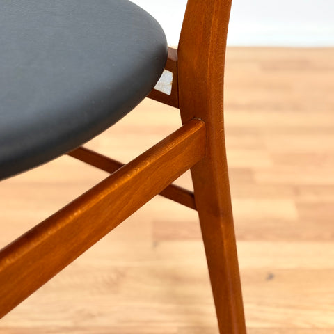 Danish dining chairs in teak & beech model 210 by Farstrup