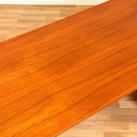 Swedish writing desk in teak, 1960s-70s