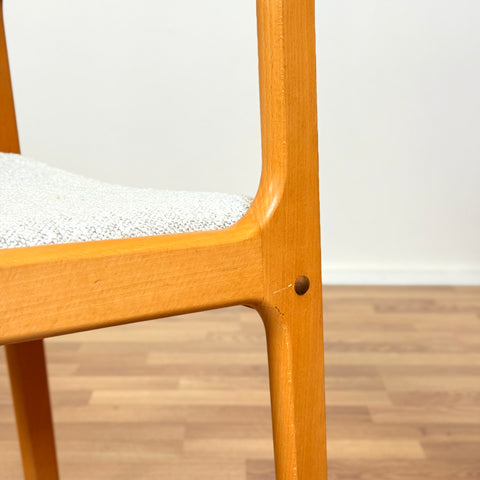 Danish set of 4 dining chairs in beech by Findahl Mobelfabrik