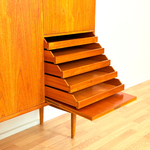Swedish highboard in teak