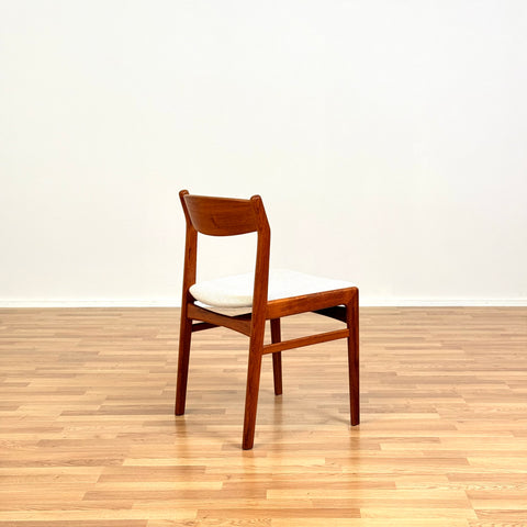 Danish set of 2 dining chairs in teak by Erik Kirkegaard