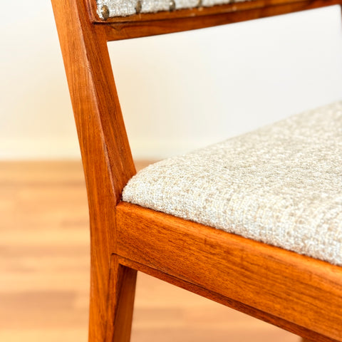 Swedish dining chairs in teak by Bertil Fridhagen for Bodafors