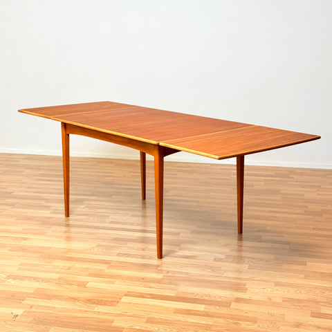 Swedish rectangular dining table in teak