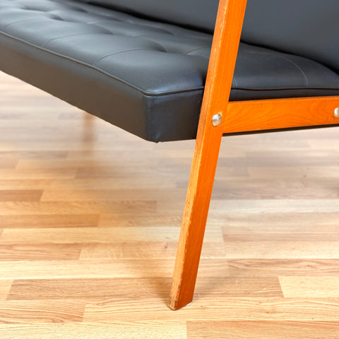 Swedish sofa in solid beech wood