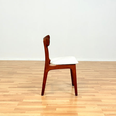 Danish set of 4 dining chairs in teak by Schiønning & Elgaard