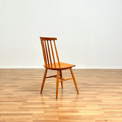 Set of 2 dining chairs model in oak & beech, 1950s-60s, Sweden