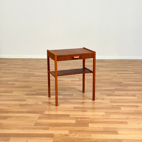 Set of 2 bedside tables in teak, 1950s-60s, Sweden