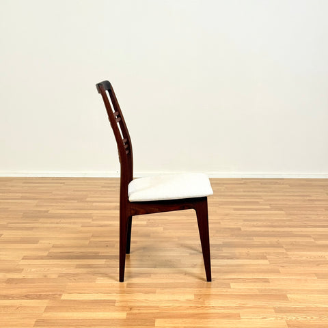 Swedish dining chairs in walnut by Svante Skogh
