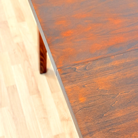 Swedish oval dining table in walnut