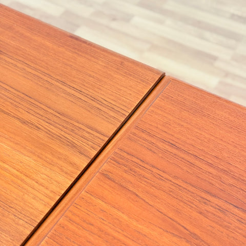 Danish rectangular dining table in teak