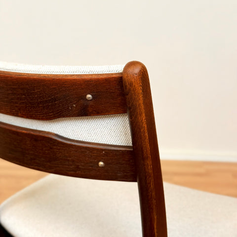 Danish dining chairs in beech & oak by Findahl