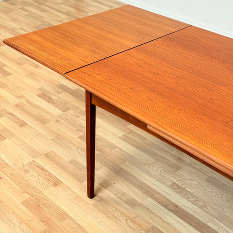 Danish rectangular dining table in teak