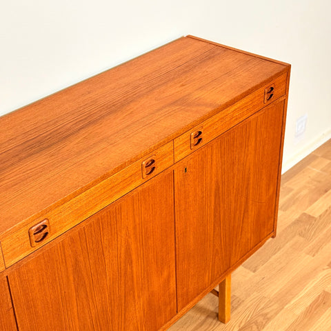 Swedish highboard in teak