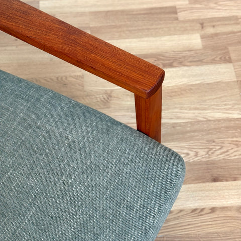 Danish armchair in solid teak