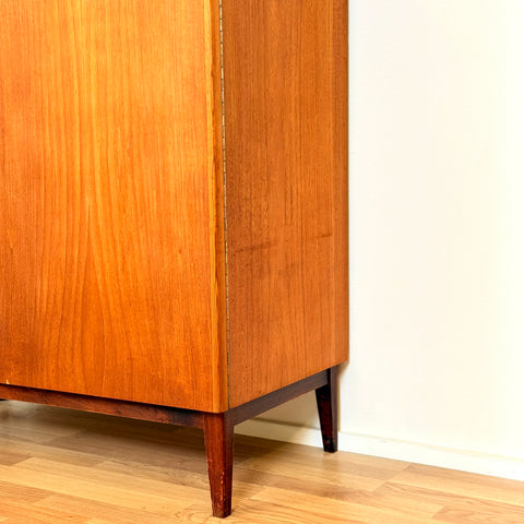Swedish storage cabinet in teak and oak