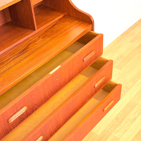 Danish secretary desk in teak