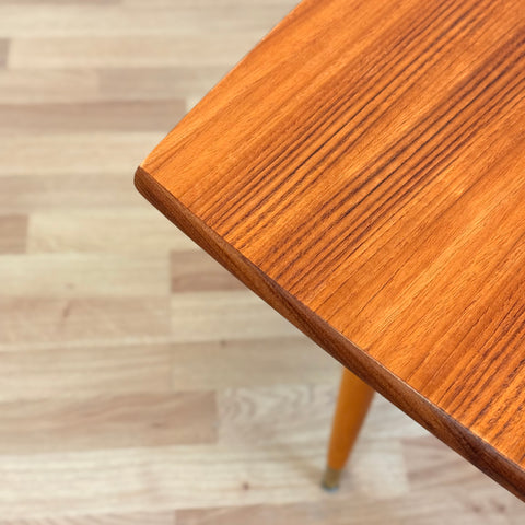 Swedish coffee table in teak & beech by Alberts Tibro