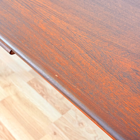 Danish rectangular dining table in teak
