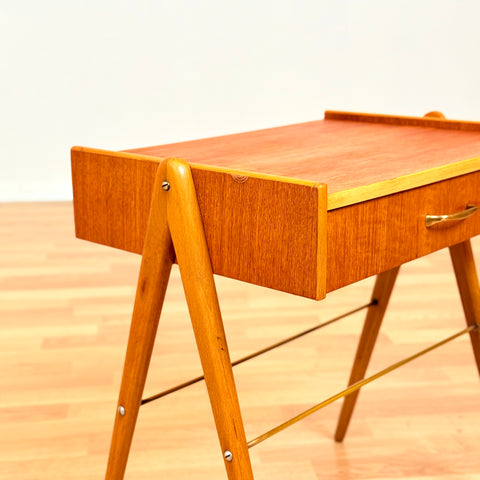 Swedish bedside tables in teak