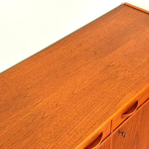 Swedish highboard in teak by Ulferts