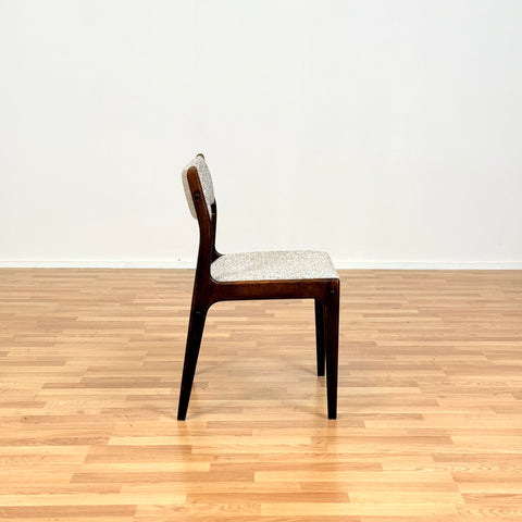 Danish set of 6 dining chairs in oak by Uldum Mobelfabrik