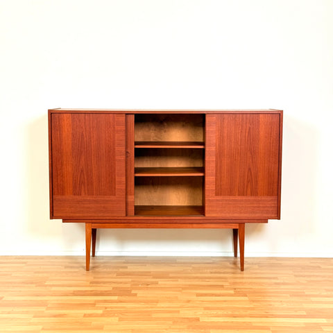 Danish highboard in teak