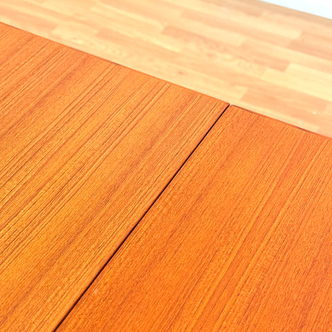 Swedish rectangular dining table in teak by Ulferts Möbler