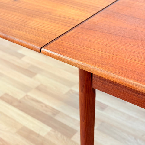 Danish rectangular dining table in teak