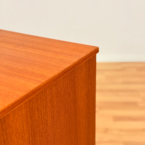 Swedish storage cabinet in teak and beech