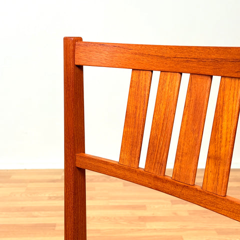 Swedish set of 4 dining chairs in teak